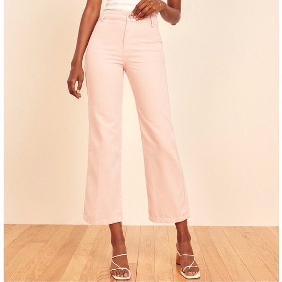 Reformation Denim - NWT Reformation Marine Jean in Dusty Rose